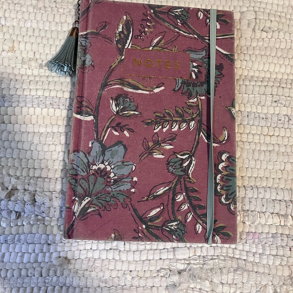 Floral Notebook with Elastic Band